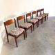 Set of six dining chairs by Erik Buch, Denmark 1960s