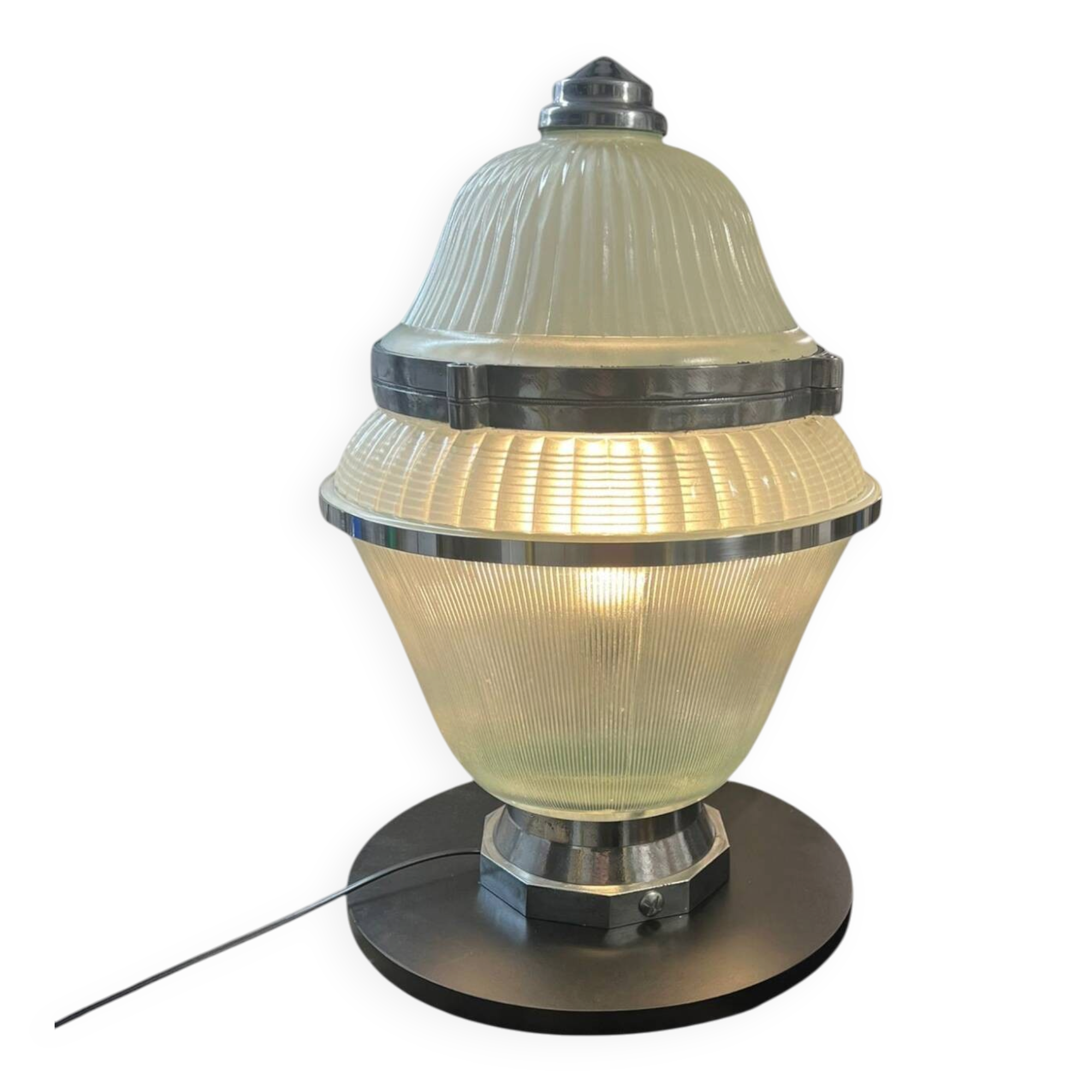 Lamp on Holophane Base