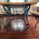 Dining set (two chairs, one armchair, one bench, and one table)