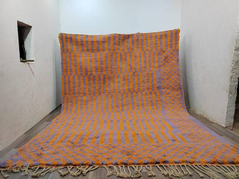 Moroccan Boujaad rug in wool, 200cm x 300cm