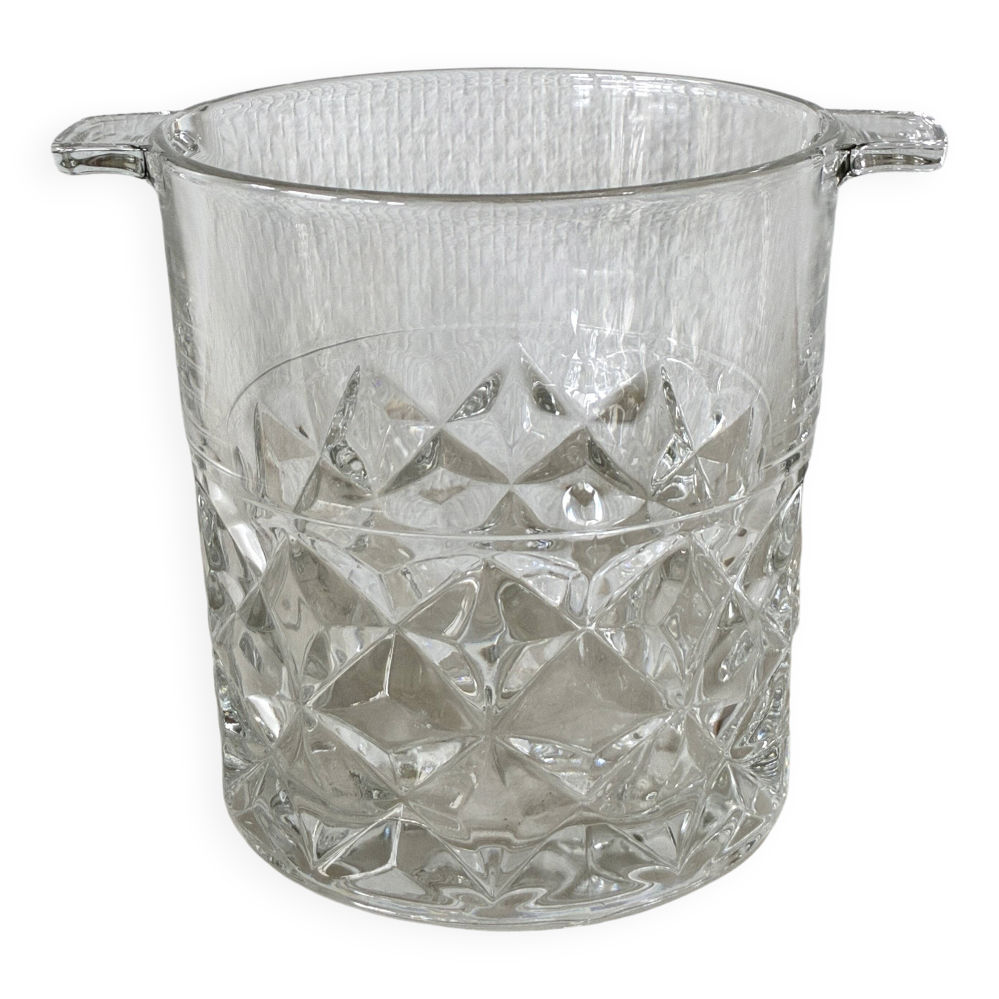 Crystal ice bucket made in France