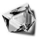 Cendrier Moderniste Vintage • Cristal • 1970
