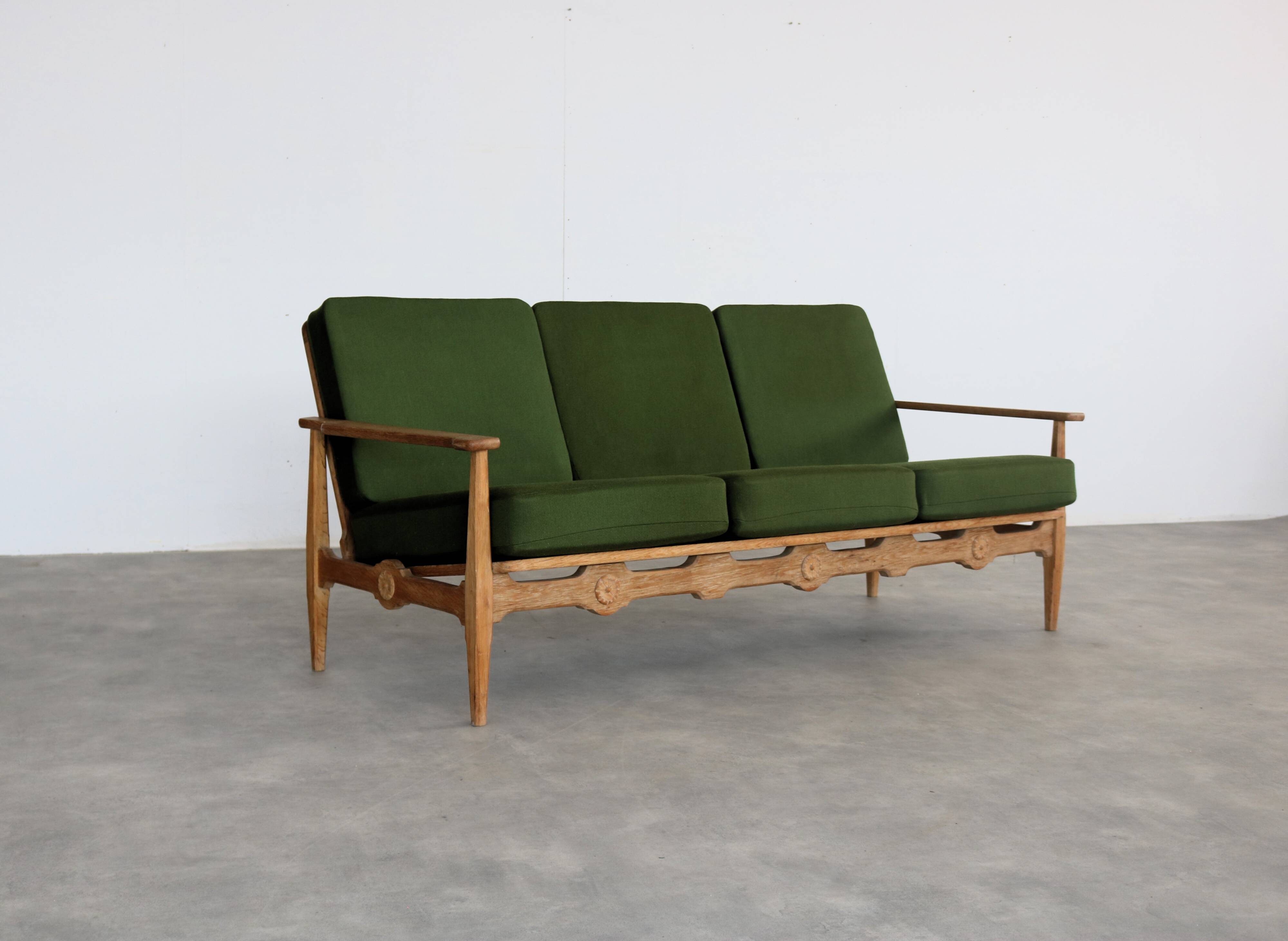 brutalist sofa | couch | 1960s | oak | Danish