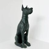 Chien en céramique