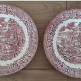 Red English plate