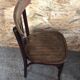 Old Chair Bistro Dark Curved Wood 70s Vintage