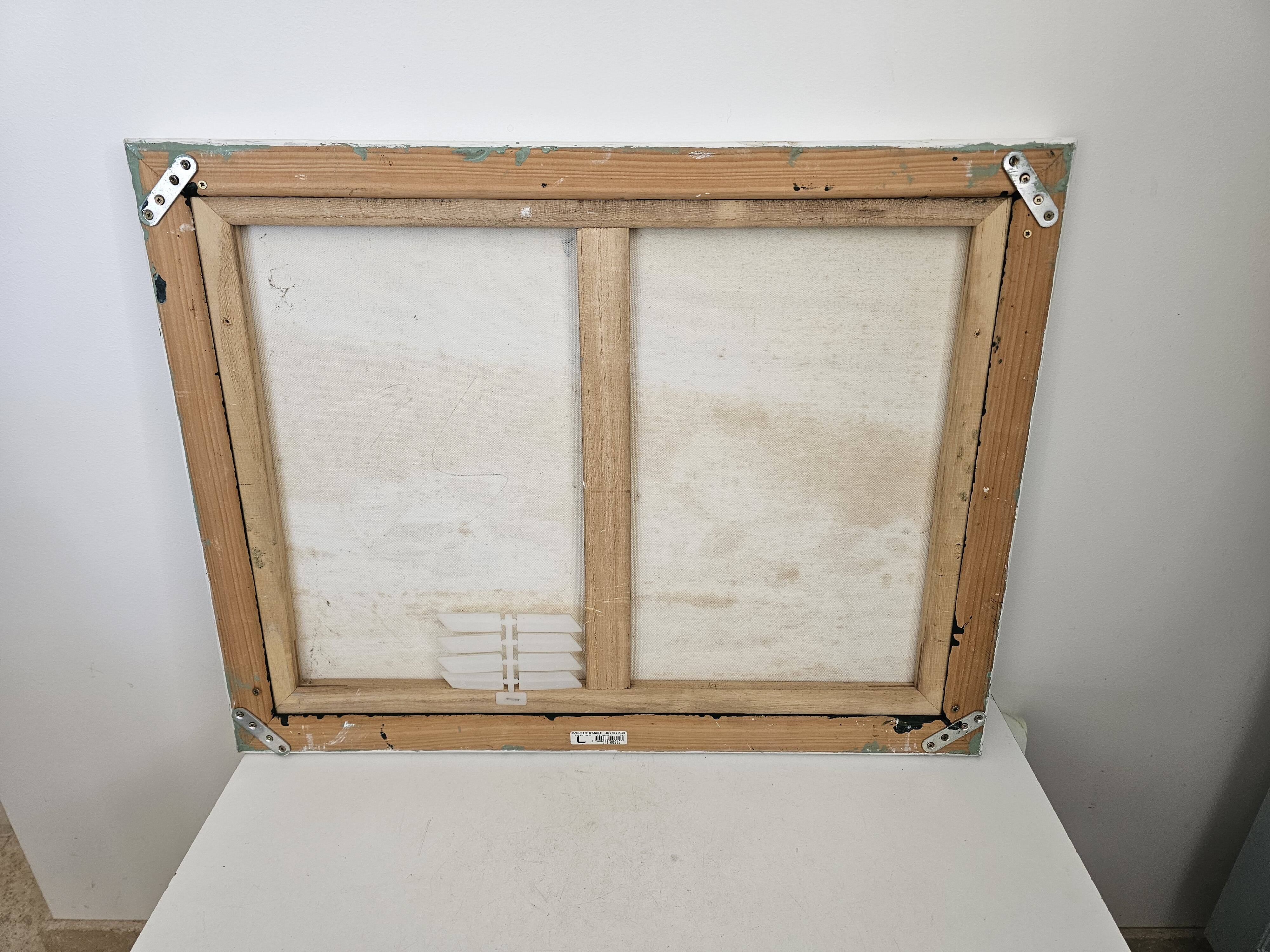 Oil on Canvas Painting of a Burgundian Village signed Blayo