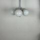 Suspension globe en verre vintage Hustadt Leuchten