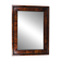 Square Biedermeier Antique 19th Century Walnut Wall Mirror, Vienna, 1850s