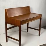 Scandinavian desk with extendable system in teak, 1960.