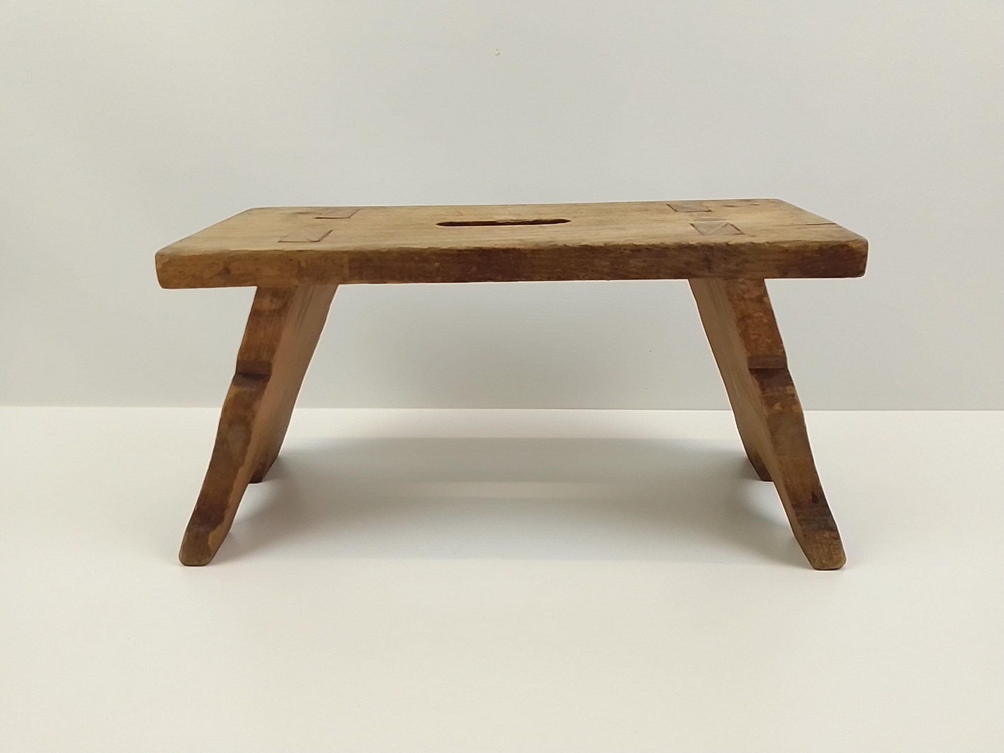 Rectangular wooden step