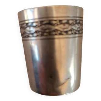 Silver tumbler