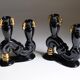 Paire de chandeliers midcentury