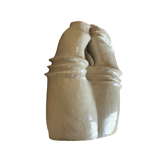 Modernist vase in glazed ceramic