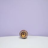 Vase conique en céramique beige, Allemagne de l'Ouest