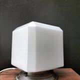Opaline art deco cube