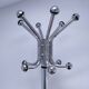 Portemanteau métal chromé design années 80