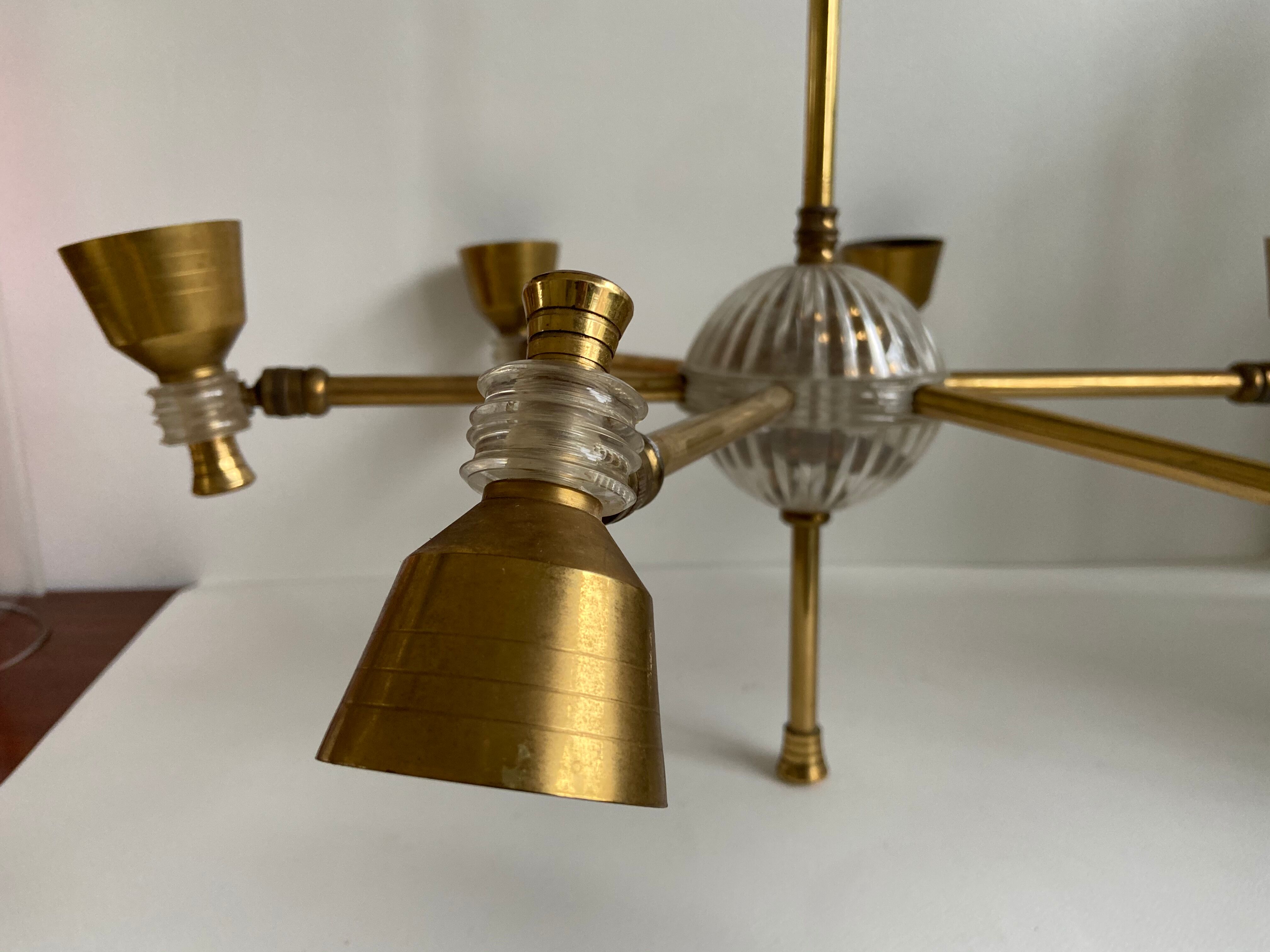 Sputnik ceiling light