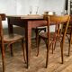 Old bistro table