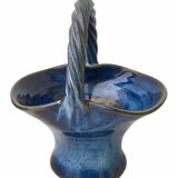 Basket pot cover, Vintage ceramic