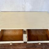 Parisian buffet white white patina