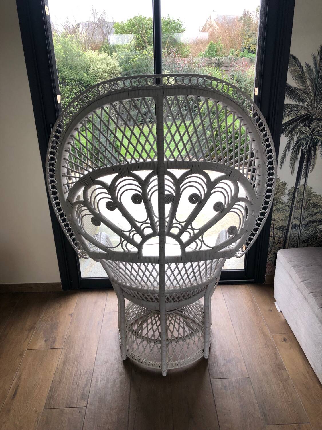 Emmanuelle wicker armchair