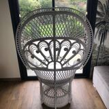 Emmanuelle wicker armchair