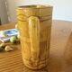 Vintage yellow glazed stoneware jug
