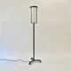 Lampadaire cuir Jacques Adnet 1950s