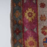 Vintage Turkish Oushak Handwoven Rug 70x335 cm