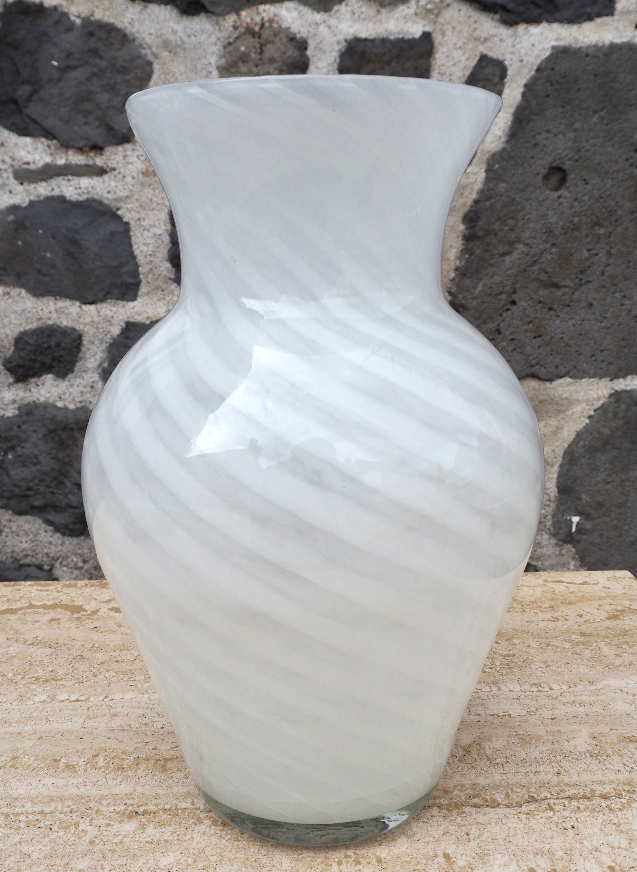 Murano-style glass vase