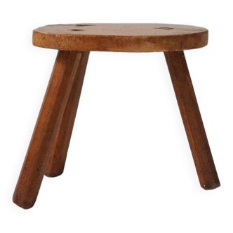 Rustic Wooden Stool, 1920s