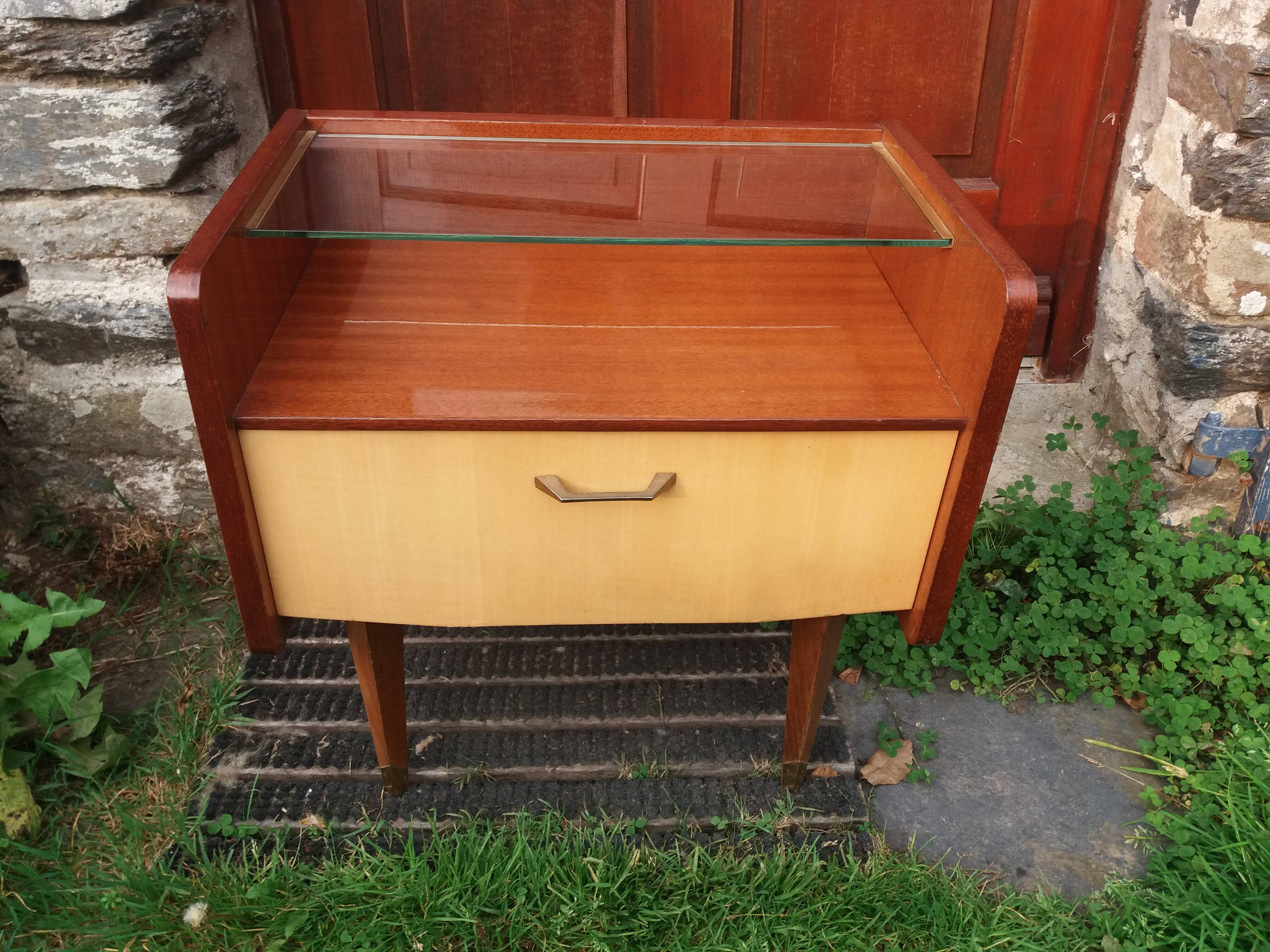 Vintage bedside table
