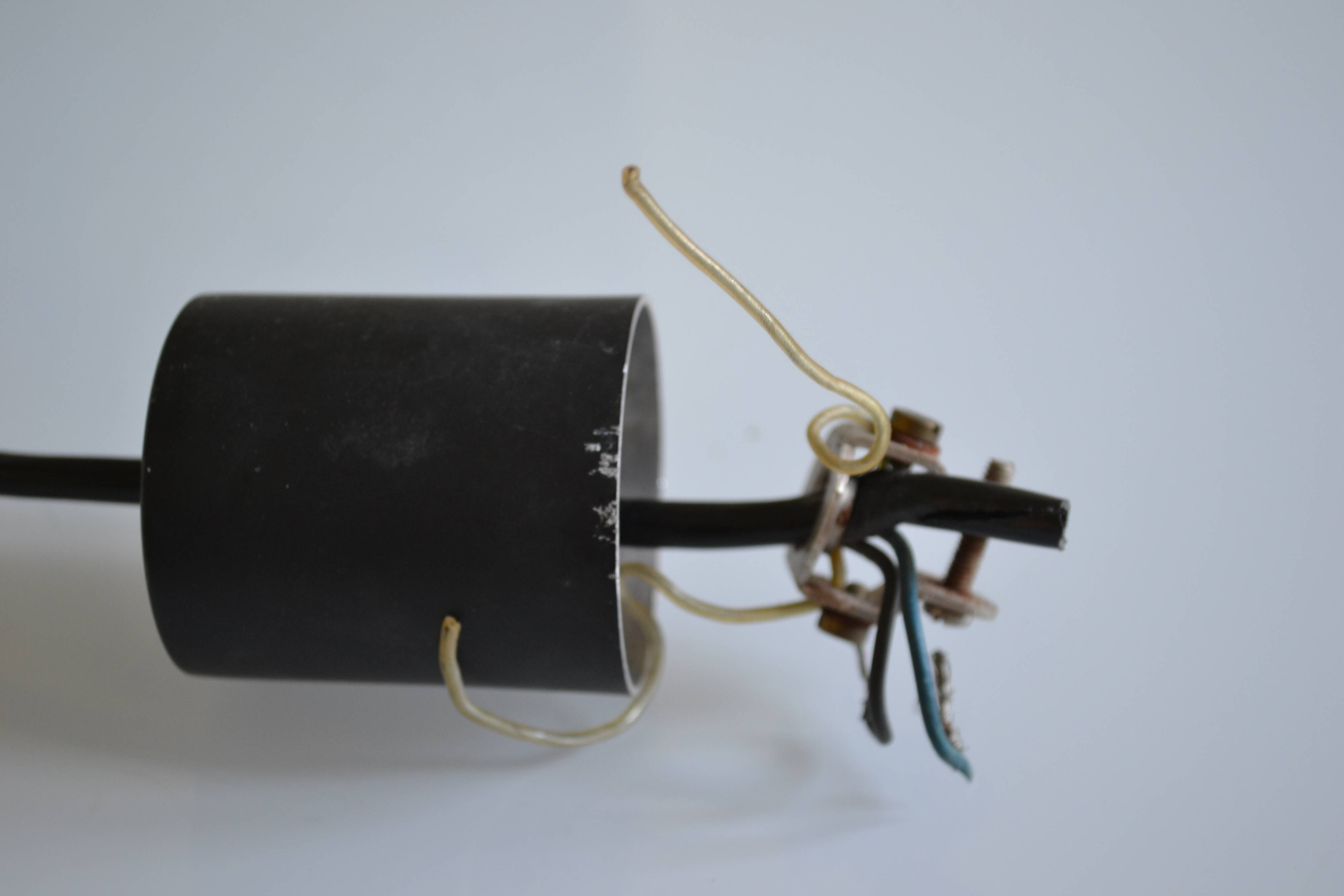 Chandelier pendant lamp Doria Leuchten West Germany 1960