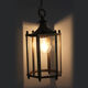 Glass lantern and brass