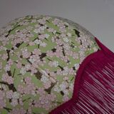 Retro fringed pendant light "Erina".