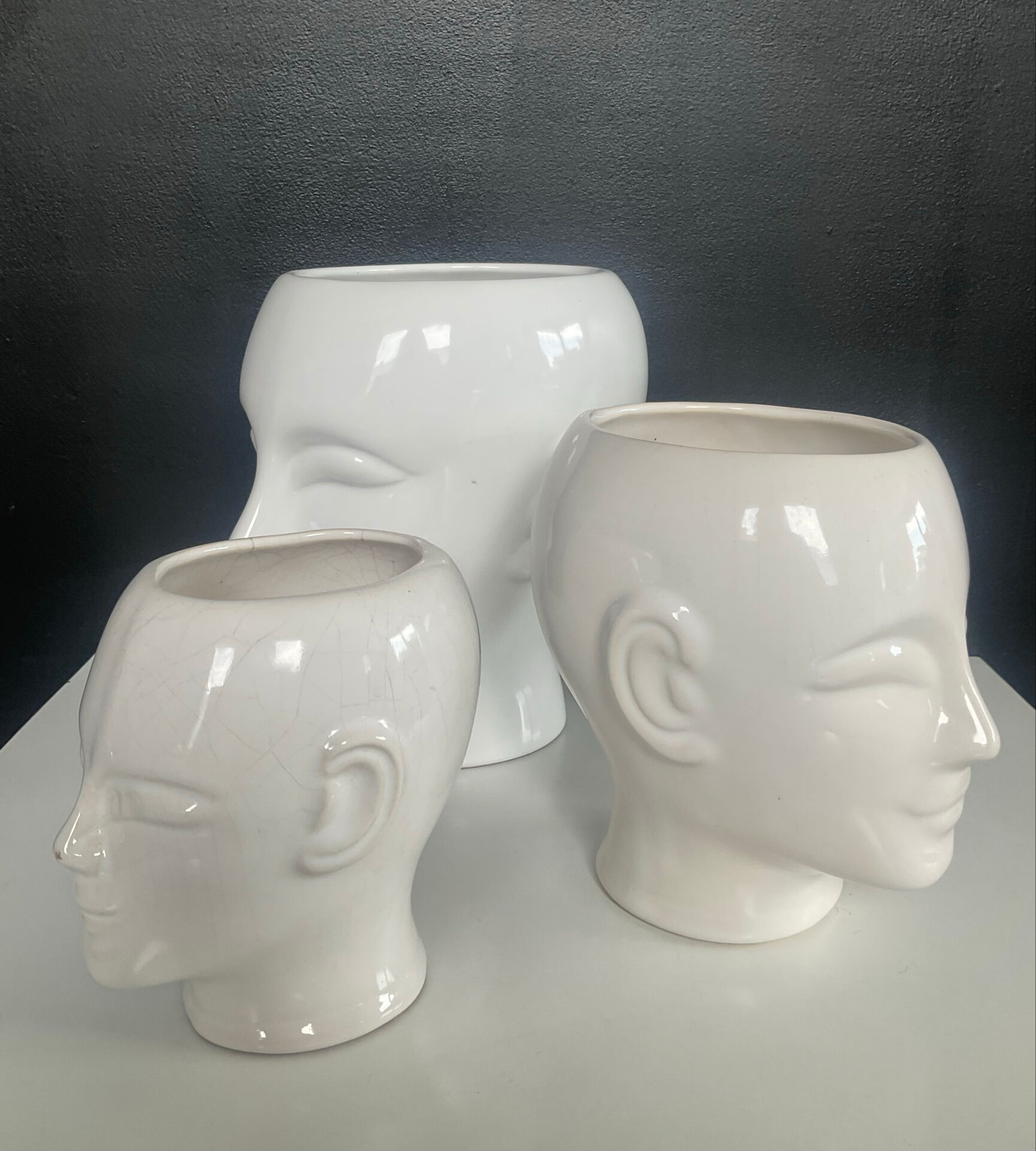 Vintage ceramic cache pot from the 1980s.