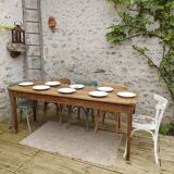 Oak farmhouse table