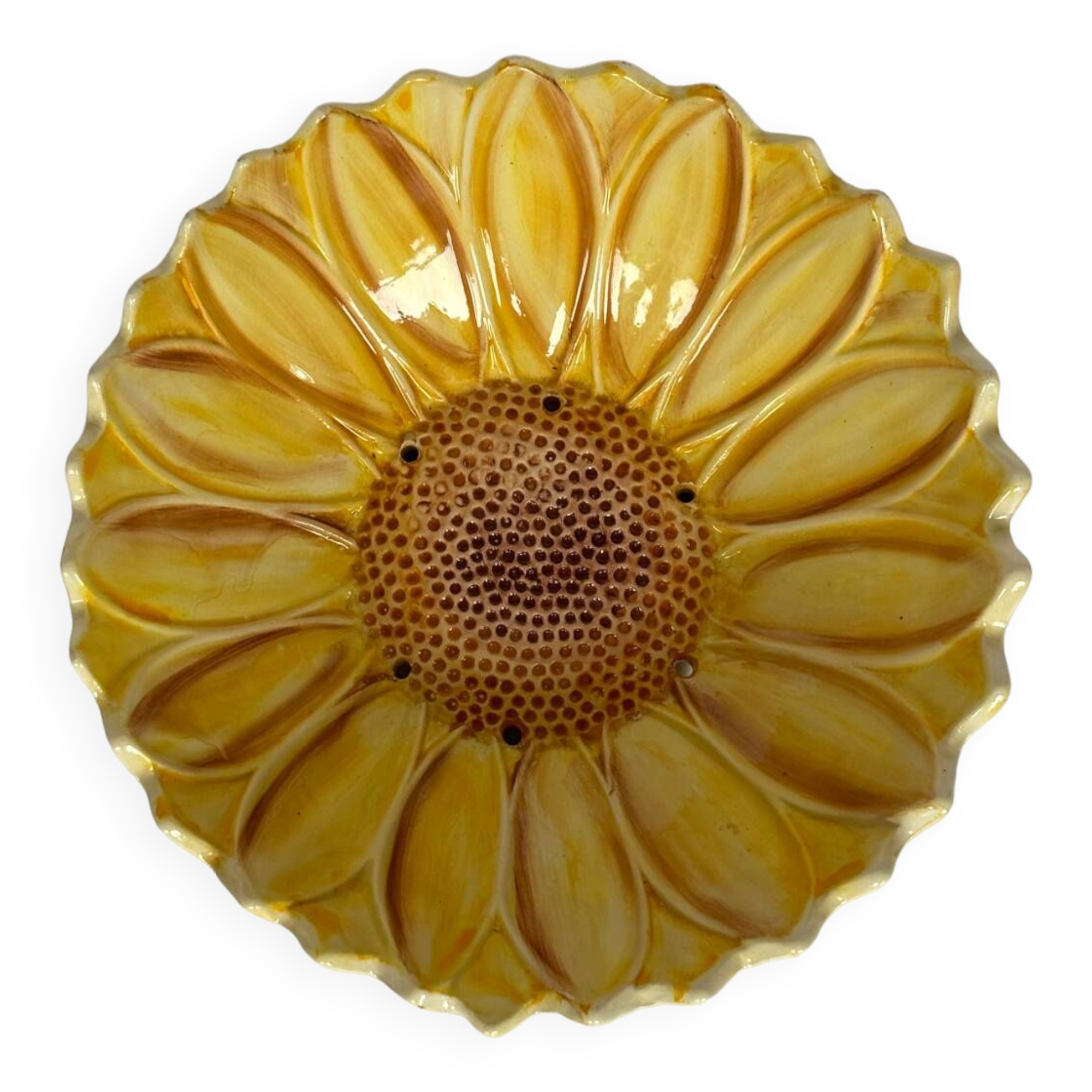 Sunflower slip draining salad bowl