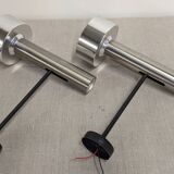 Pair of wall spotlights  Parscot circa 1960