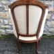 Fauteuil bergère à oreilles Louis XV