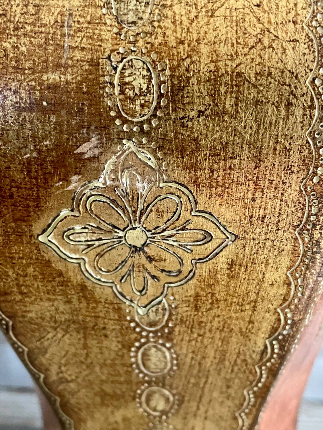 Lampe en céramique décor vénitien