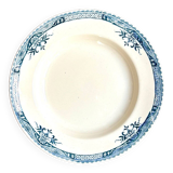 Longchamp hollow plate in iron clay, "Lily" service