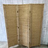 vintage rattan screen