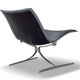 Armchair "Skater" by Jorgen Kastholm for KILL black leather 1st edition