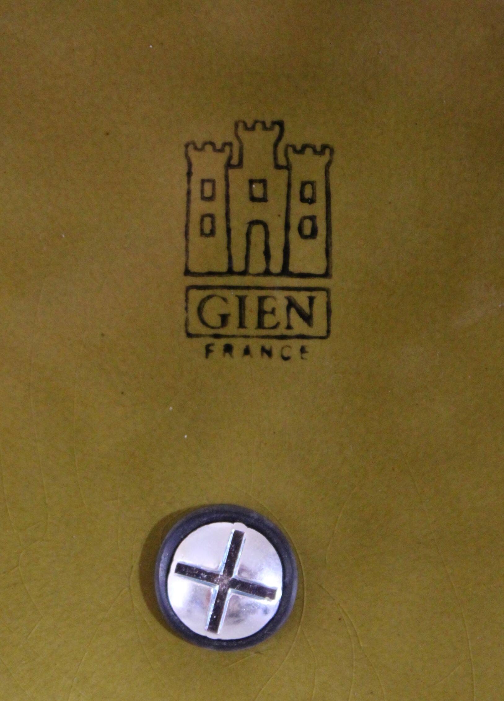 Gien serving and cheese dish from the 70s
