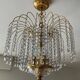 60s-70s crystal tassel cascade chandelier