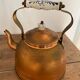 Copper kettle porcelain handle