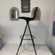 ENEA High design stool in grey colour