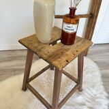 Old wooden painter's stool